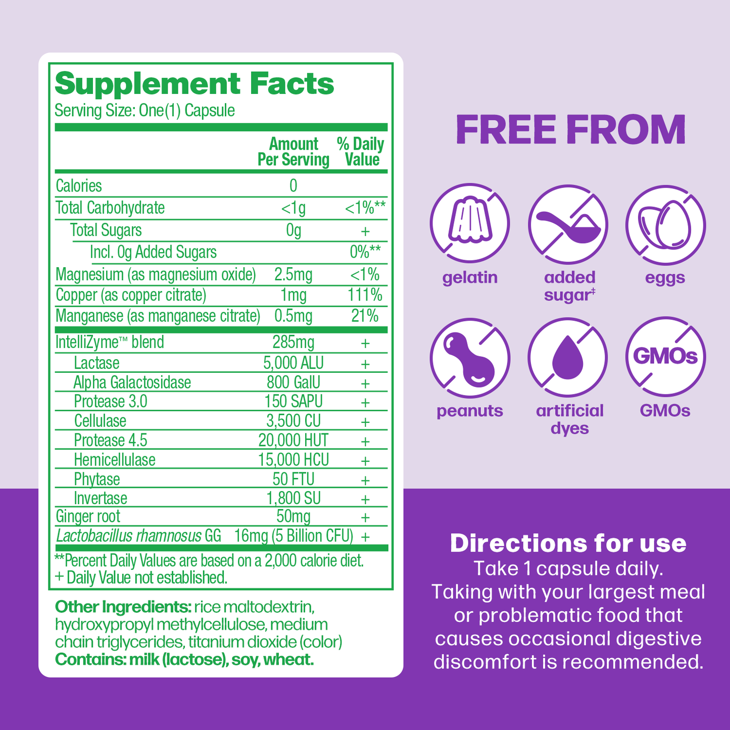 Culturelle® Bloating & Gas Defense Capsules