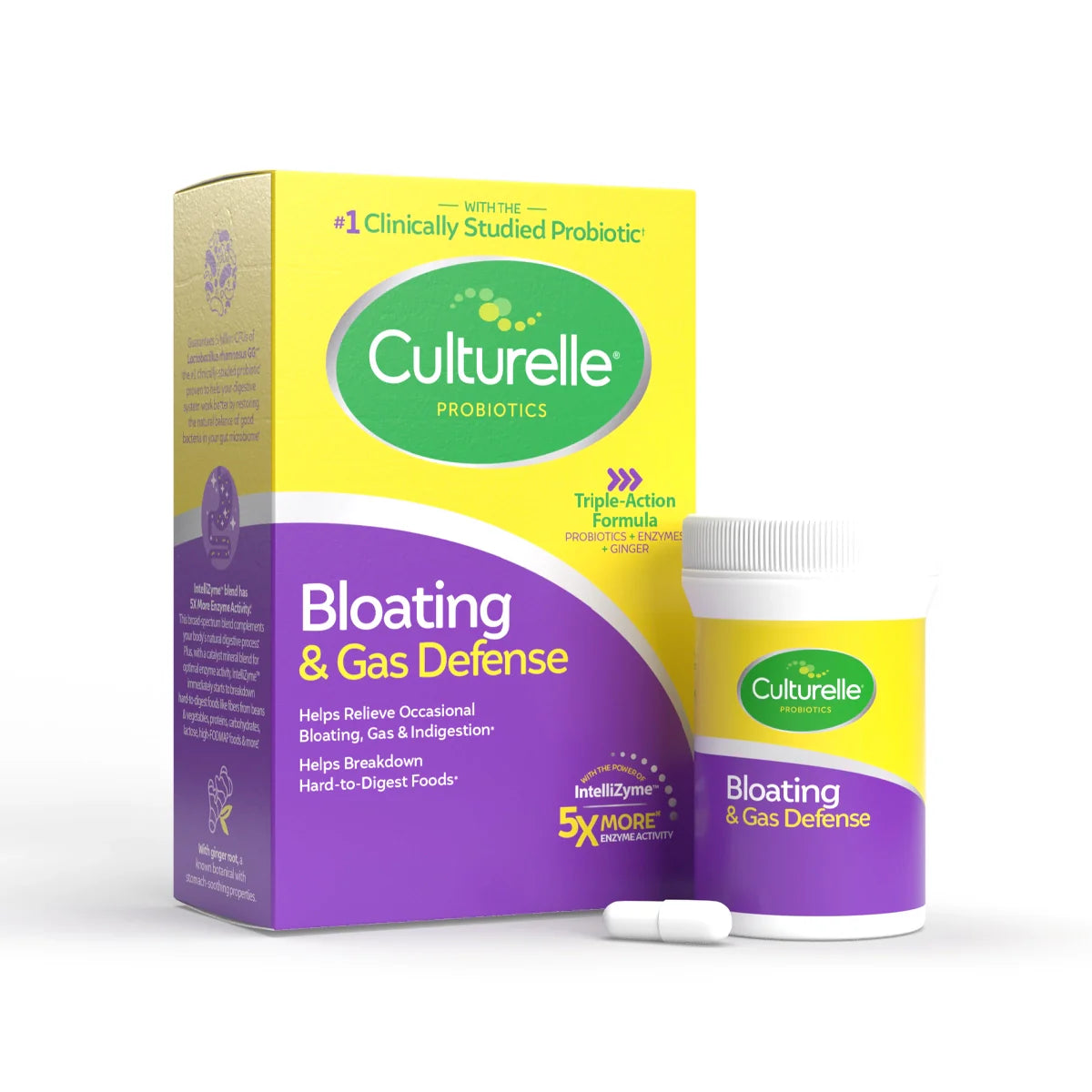 Culturelle® Bloating & Gas Defense Capsules